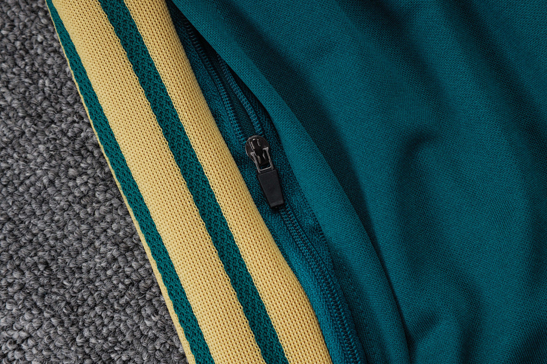 Survêtement Ensemble Veste Zip Arabie Saoudite Vert Foncé