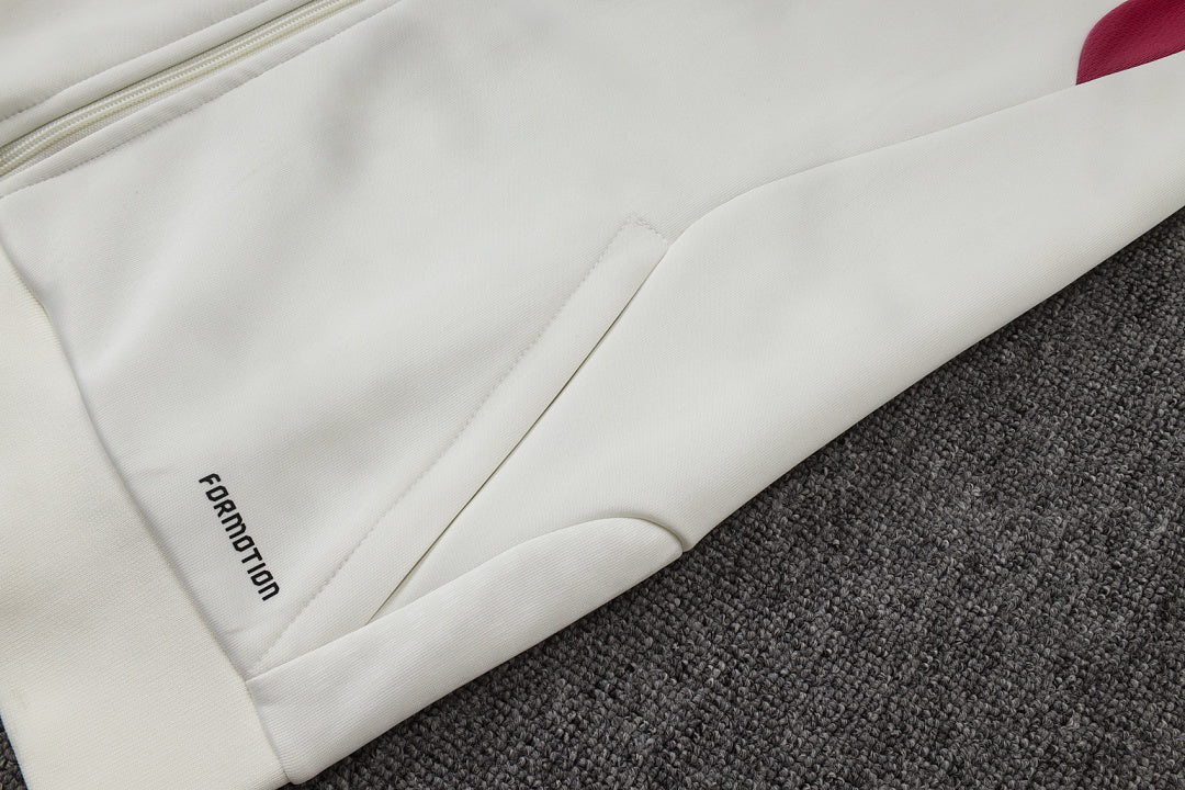 Survêtement Ensemble Veste Zip Beige 2024/25