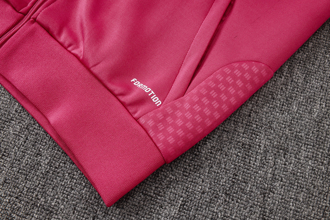 Survêtement Ensemble Veste Zippée Real Madrid Rose