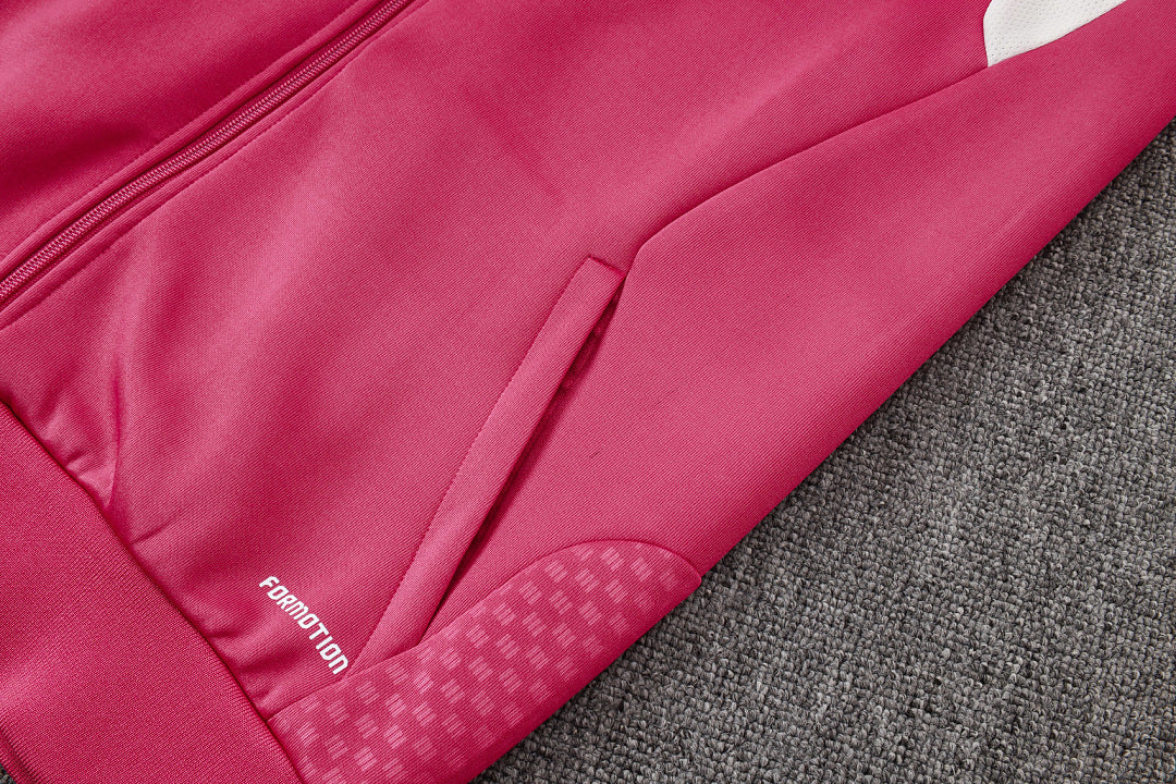 Survêtement Ensemble Veste Zippée Real Madrid Rose