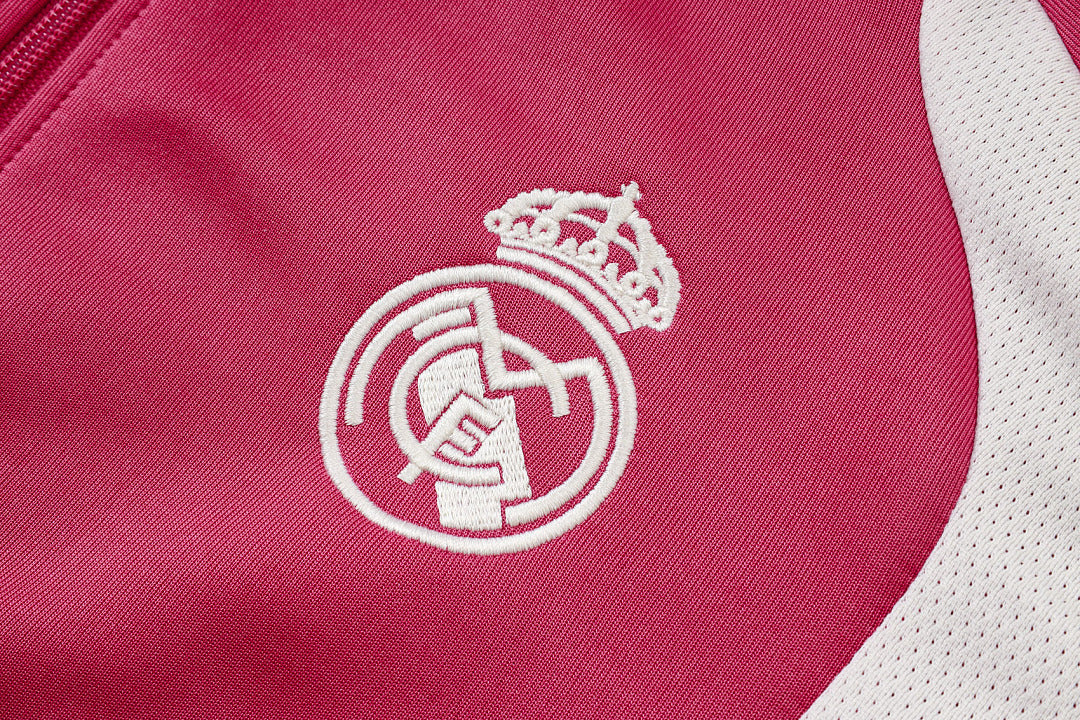 Survêtement Ensemble Veste Zippée Real Madrid Rose