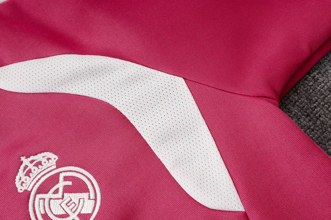 Survêtement Ensemble Veste Zippée Real Madrid Rose