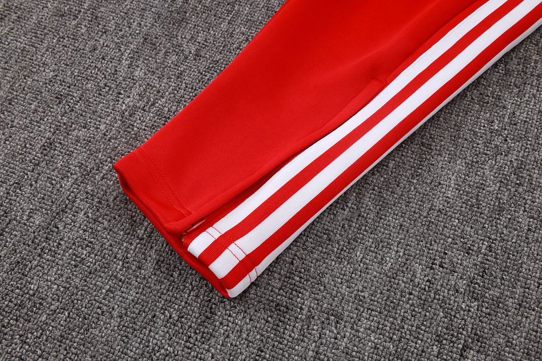 Survêtement Ensemble Veste Zippée Rouge