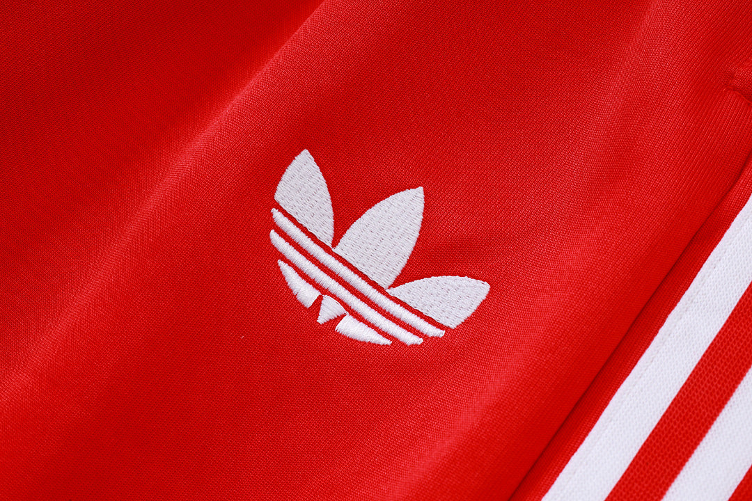 Survêtement Ensemble Veste Zippée Rouge