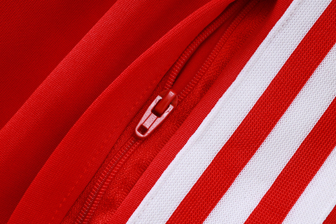 Survêtement Ensemble Veste Zippée Rouge