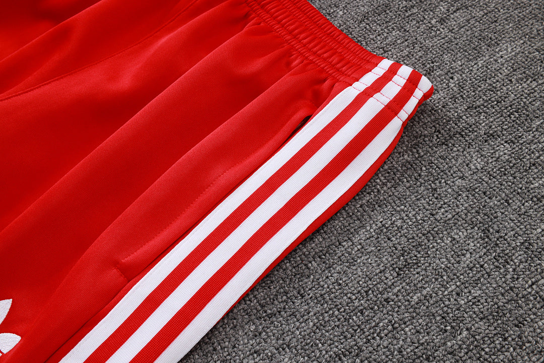 Survêtement Ensemble Veste Zippée Rouge