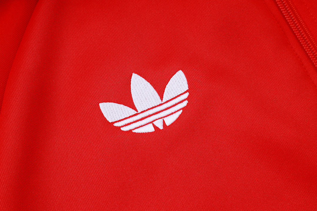 Survêtement Ensemble Veste Zippée Rouge