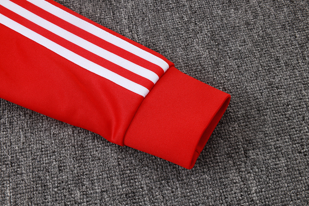 Survêtement Ensemble Veste Zippée Rouge
