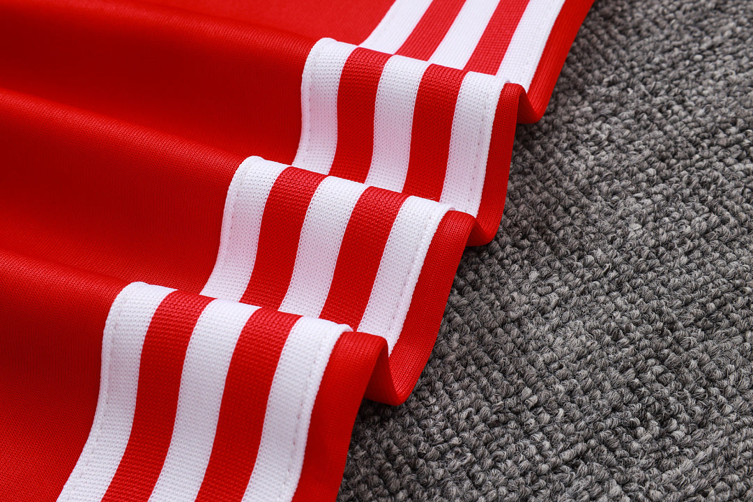 Survêtement Ensemble Veste Zippée Rouge