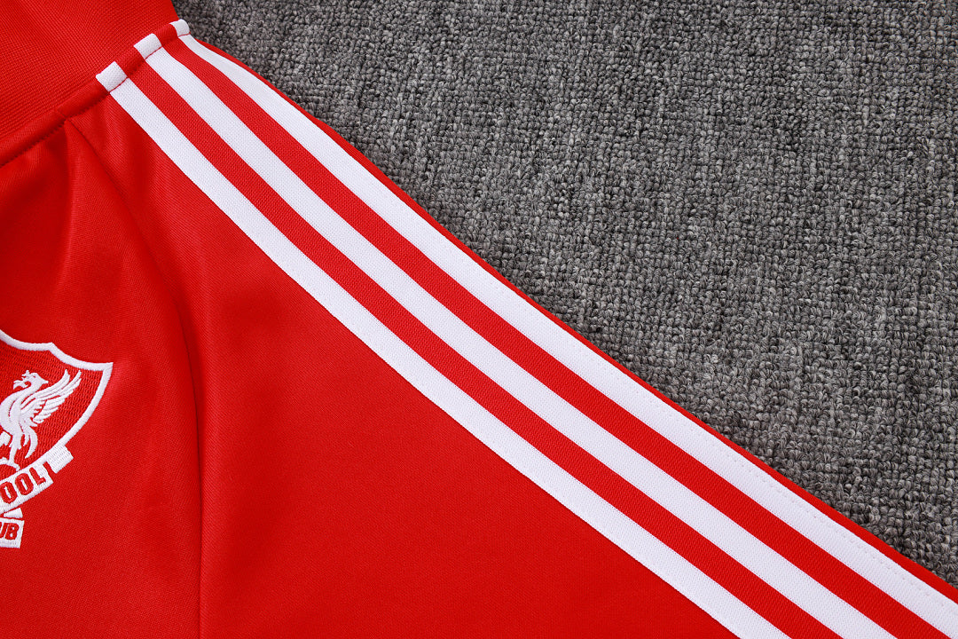 Survêtement Ensemble Veste Zippée Rouge