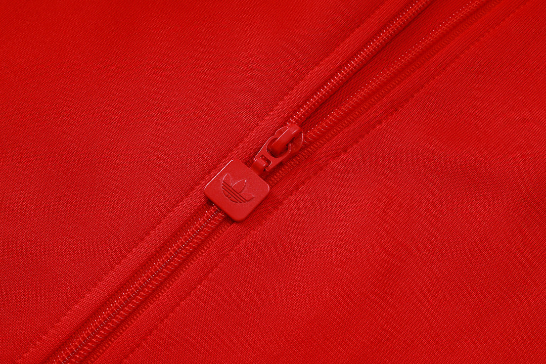 Survêtement Ensemble Veste Zippée Rouge