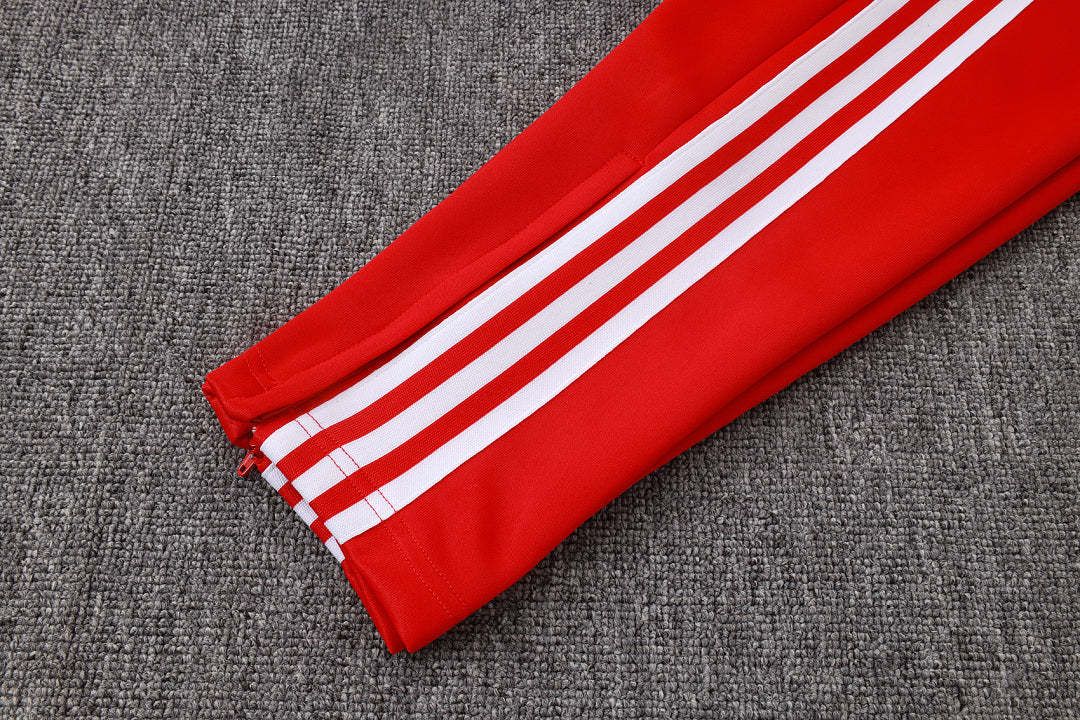 Survêtement Ensemble Veste Zippée Rouge