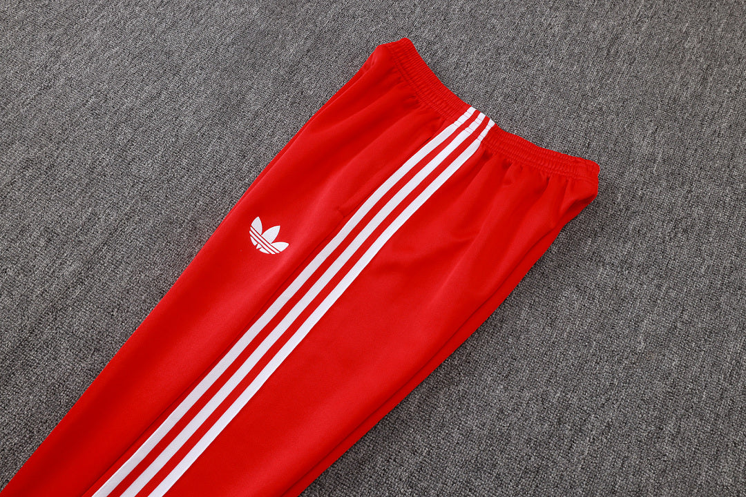 Survêtement Ensemble Veste Zippée Rouge