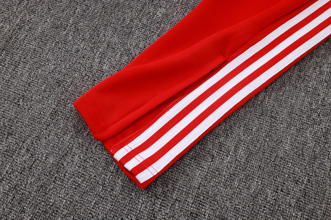 Survêtement Ensemble Veste Zippée Rouge