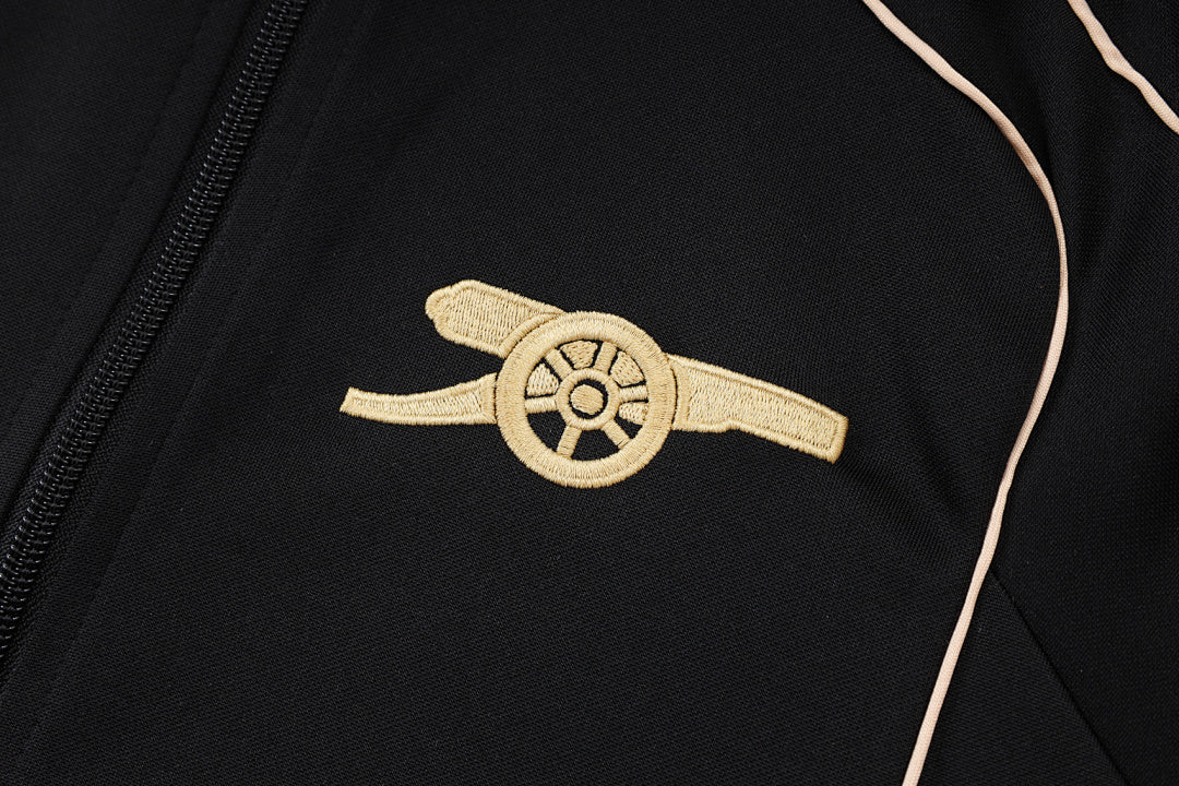 Survêtement Veste Arsenal Noir Rétro 2025/26
