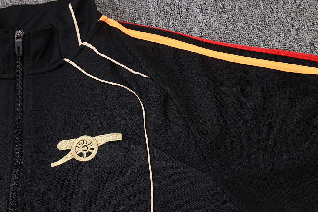 Survêtement Veste Arsenal Noir Rétro 2025/26