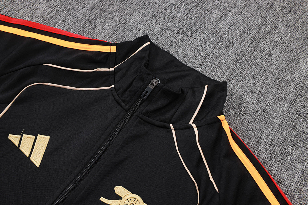 Survêtement Veste Arsenal Noir Rétro 2025/26