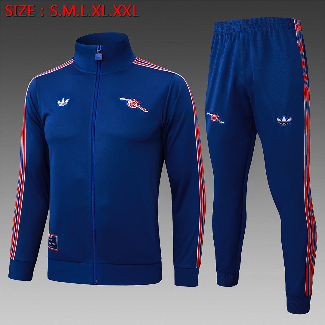 Survêtement Veste Jogging Arsenal 2025/26 Bleu Rétro