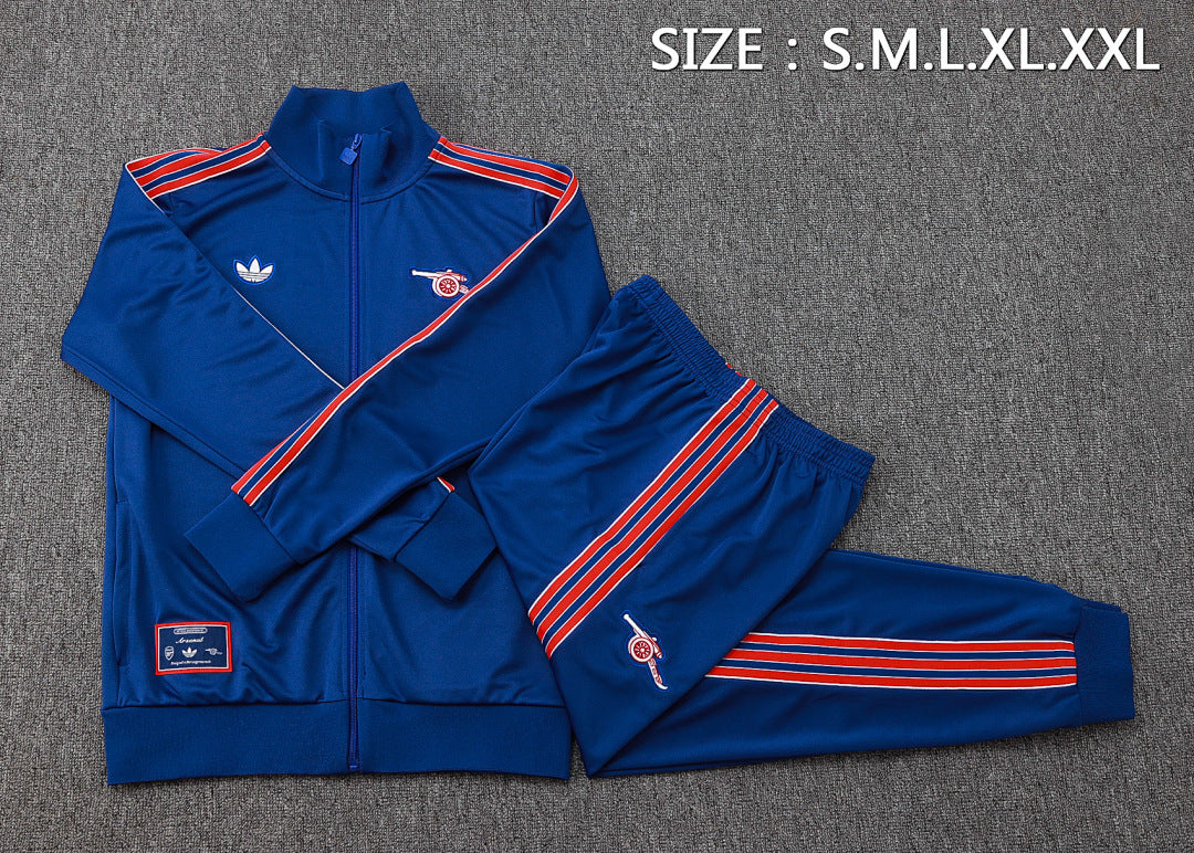 Survêtement Veste Jogging Arsenal 2025/26 Bleu Rétro