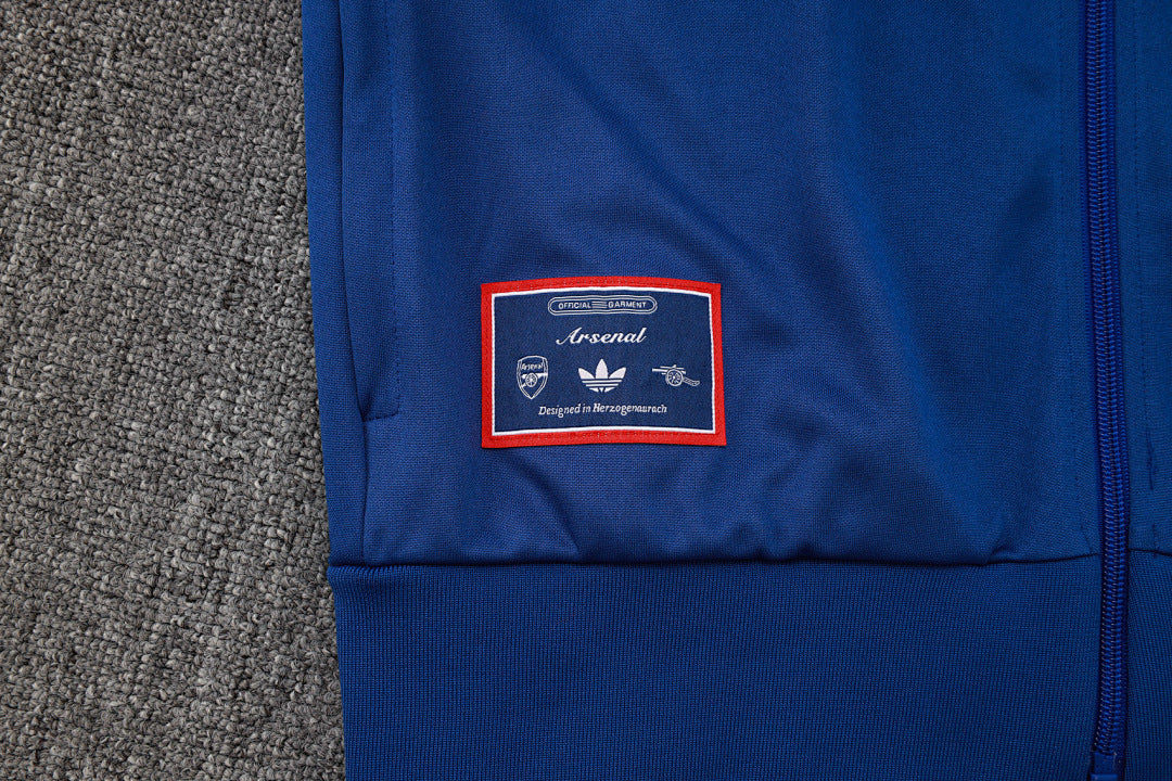 Survêtement Veste Jogging Arsenal 2025/26 Bleu Rétro
