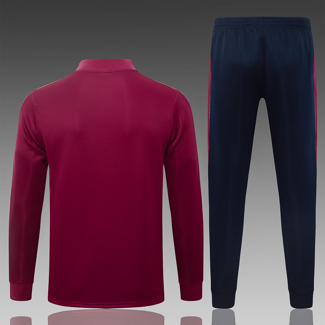 Survêtement Veste Jogging Capuche Bordeaux 2026/27
