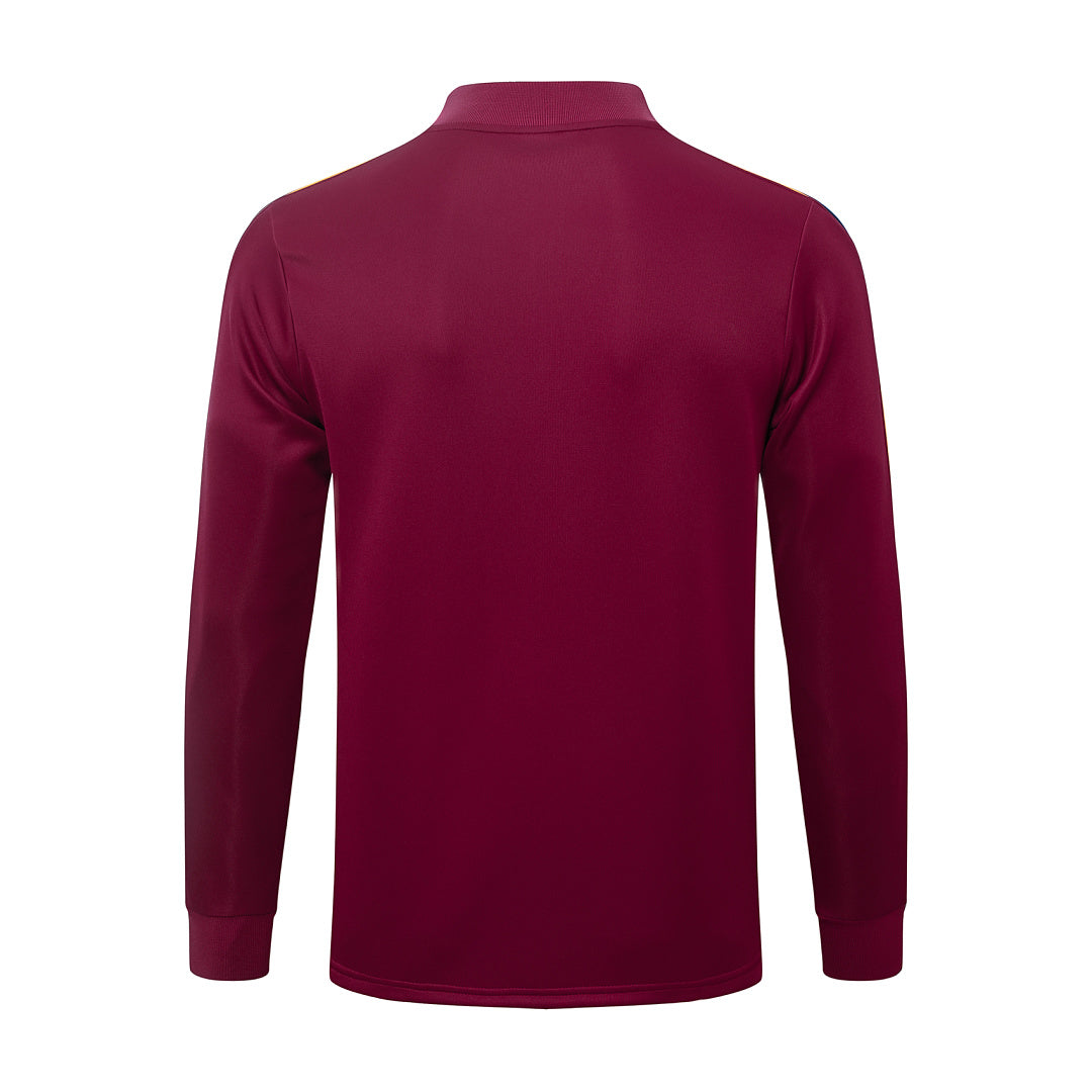 Survêtement Veste Jogging Capuche Bordeaux 2026/27