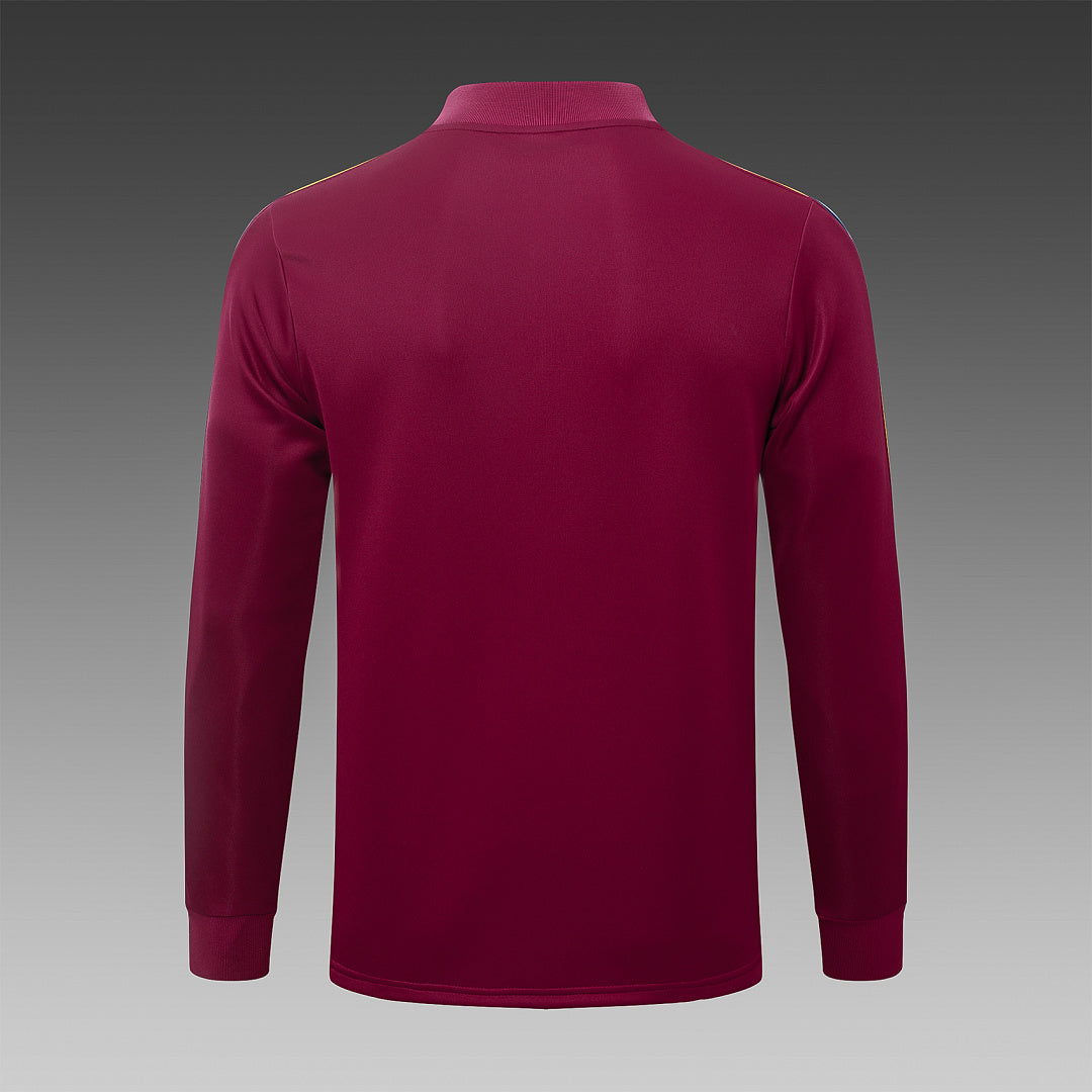 Survêtement Veste Jogging Capuche Bordeaux 2026/27