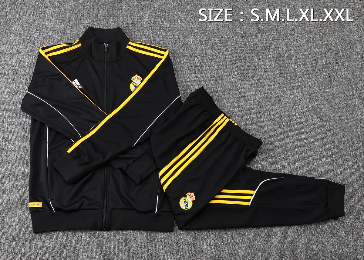 Survêtement Veste Jogging Real Madrid Vintage Noir 2025/26