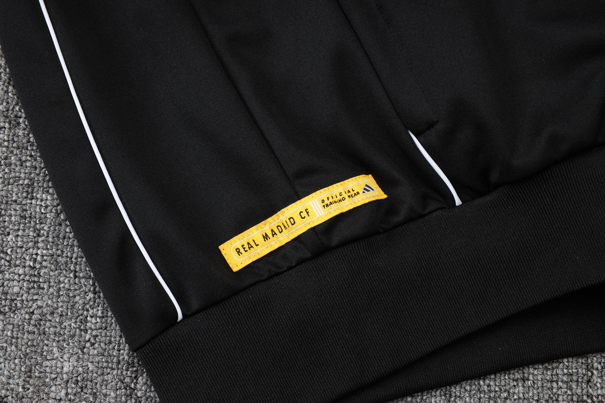 Survêtement Veste Jogging Real Madrid Vintage Noir 2025/26