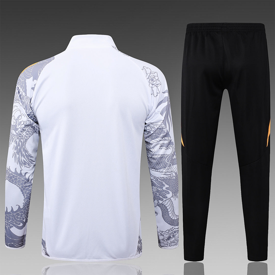 Survêtement Veste Zip Real Madrid Blanc 2024/25