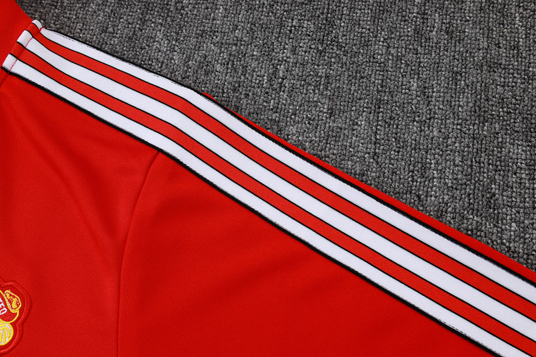 Survêtement Veste Zip Rétro Manchester United Rouge 2025/26