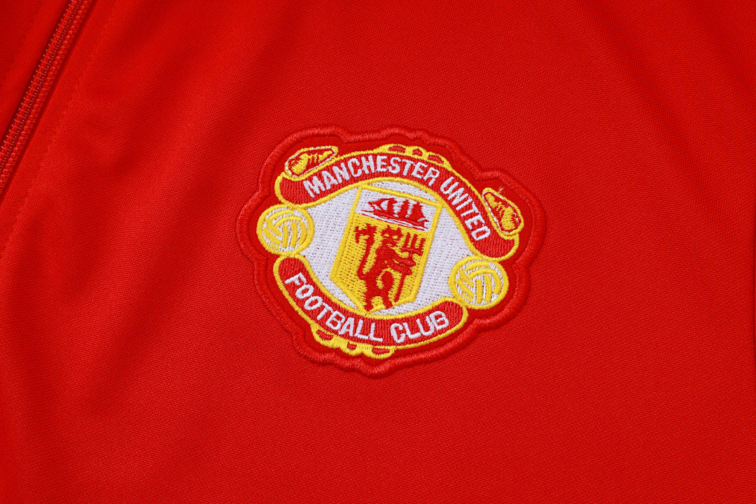 Survêtement Veste Zip Rétro Manchester United Rouge 2025/26