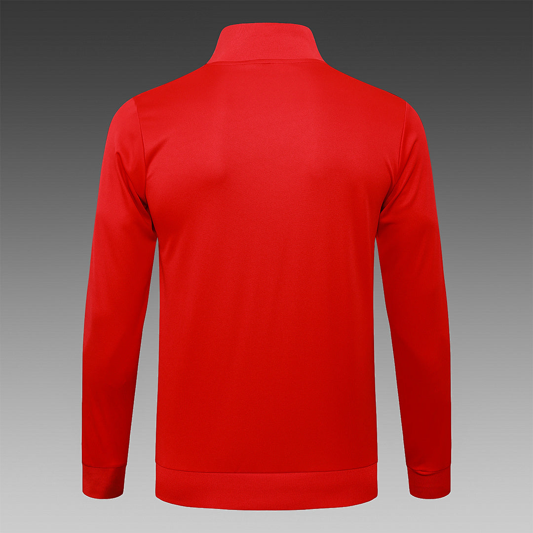 Survêtement Veste Zip Rétro Manchester United Rouge 2025/26