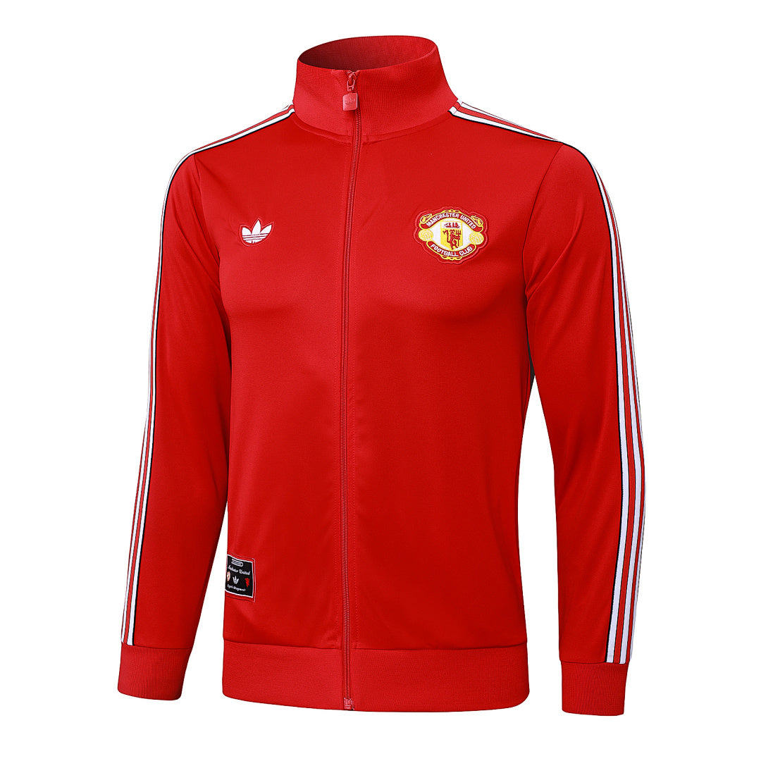 Survêtement Veste Zip Rétro Manchester United Rouge 2025/26