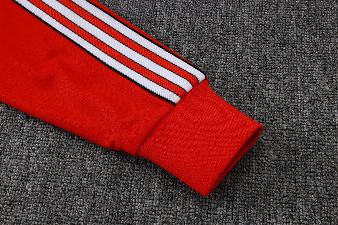 Survêtement Veste Zip Rétro Manchester United Rouge 2025/26