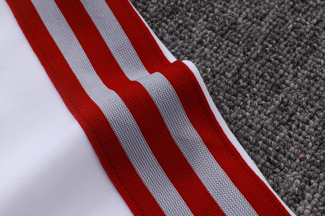 Survêtement Veste zippée Liverpool Gris Blanc