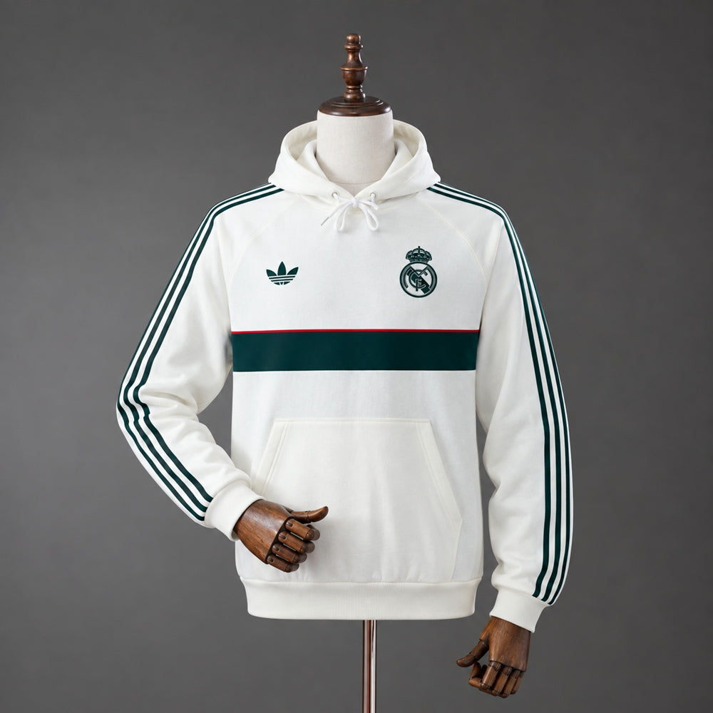 Sweat à Capuche Blanc 2026/27