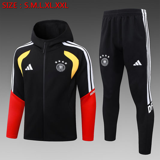Veste à Capuche Allemagne Noir