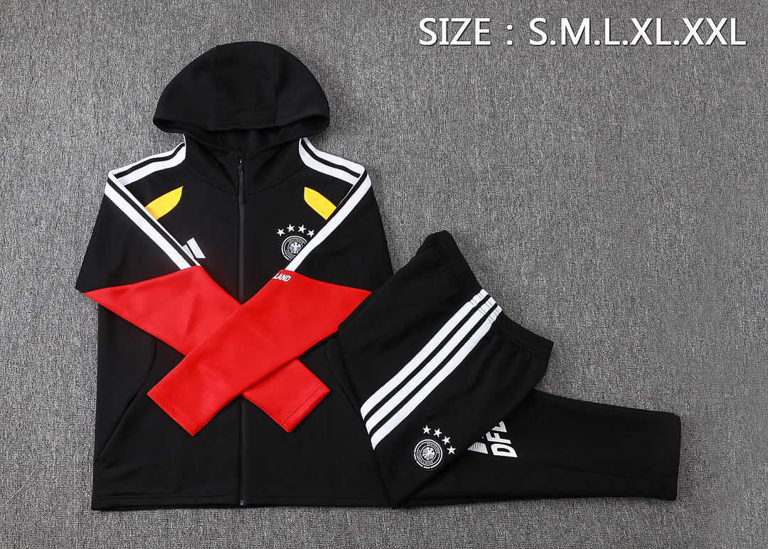 Veste à Capuche Allemagne Noir