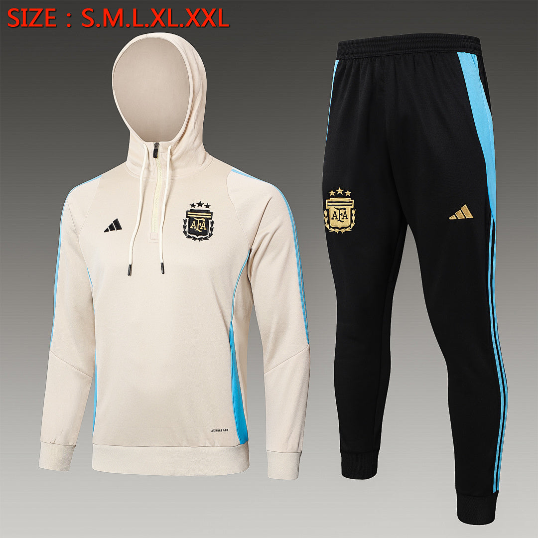 Veste à Capuche Argentine 2024/25 - Demi-Zip