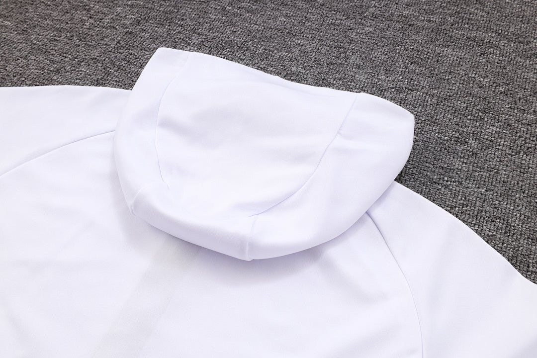 Veste à Capuche Zippée 2023/24 Blanc