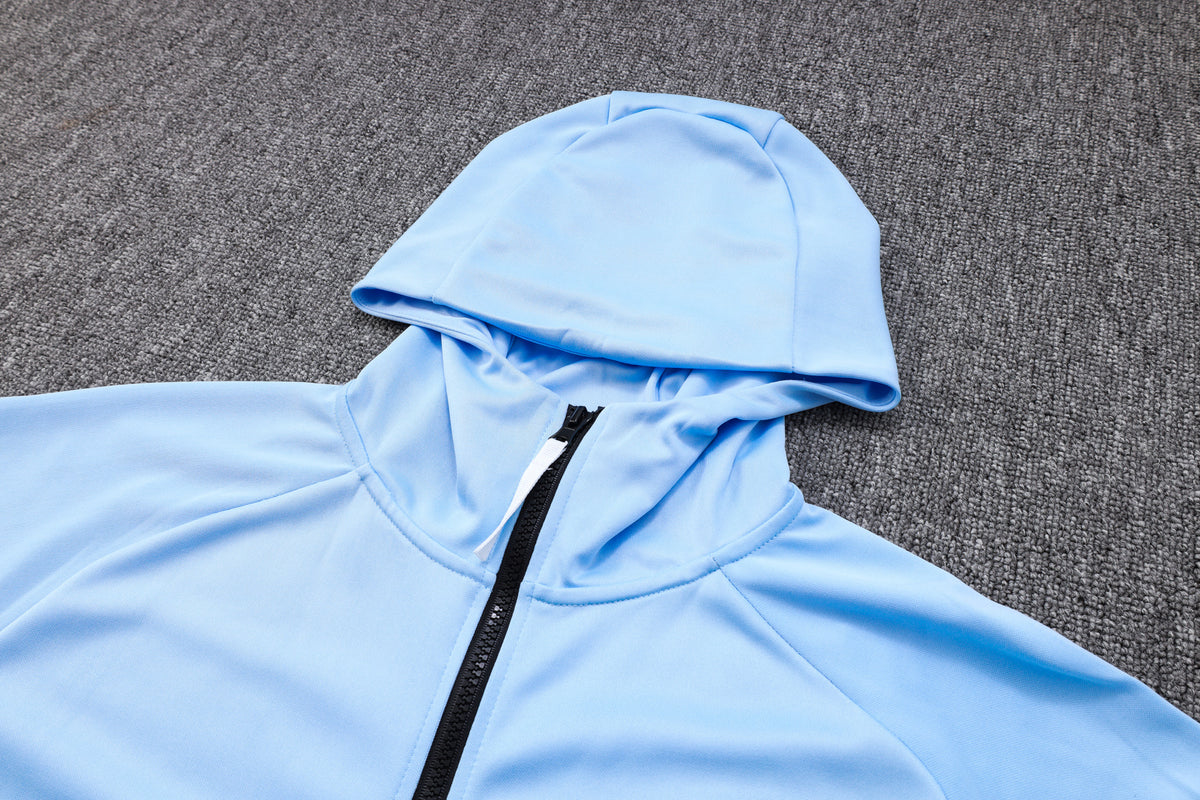 Veste à Capuche Zippée 2023/24 Bleu Clair