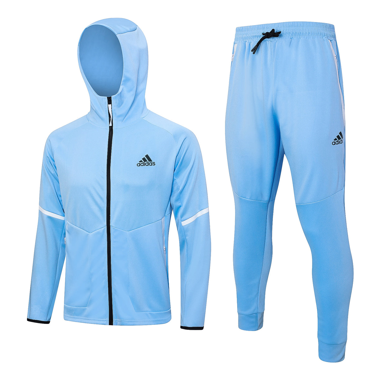 Veste à Capuche Zippée 2023/24 Bleu Clair