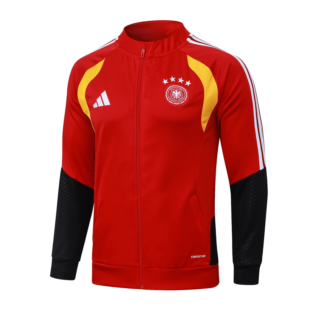 Veste à Capuche Zippée Allemagne Germany Rouge