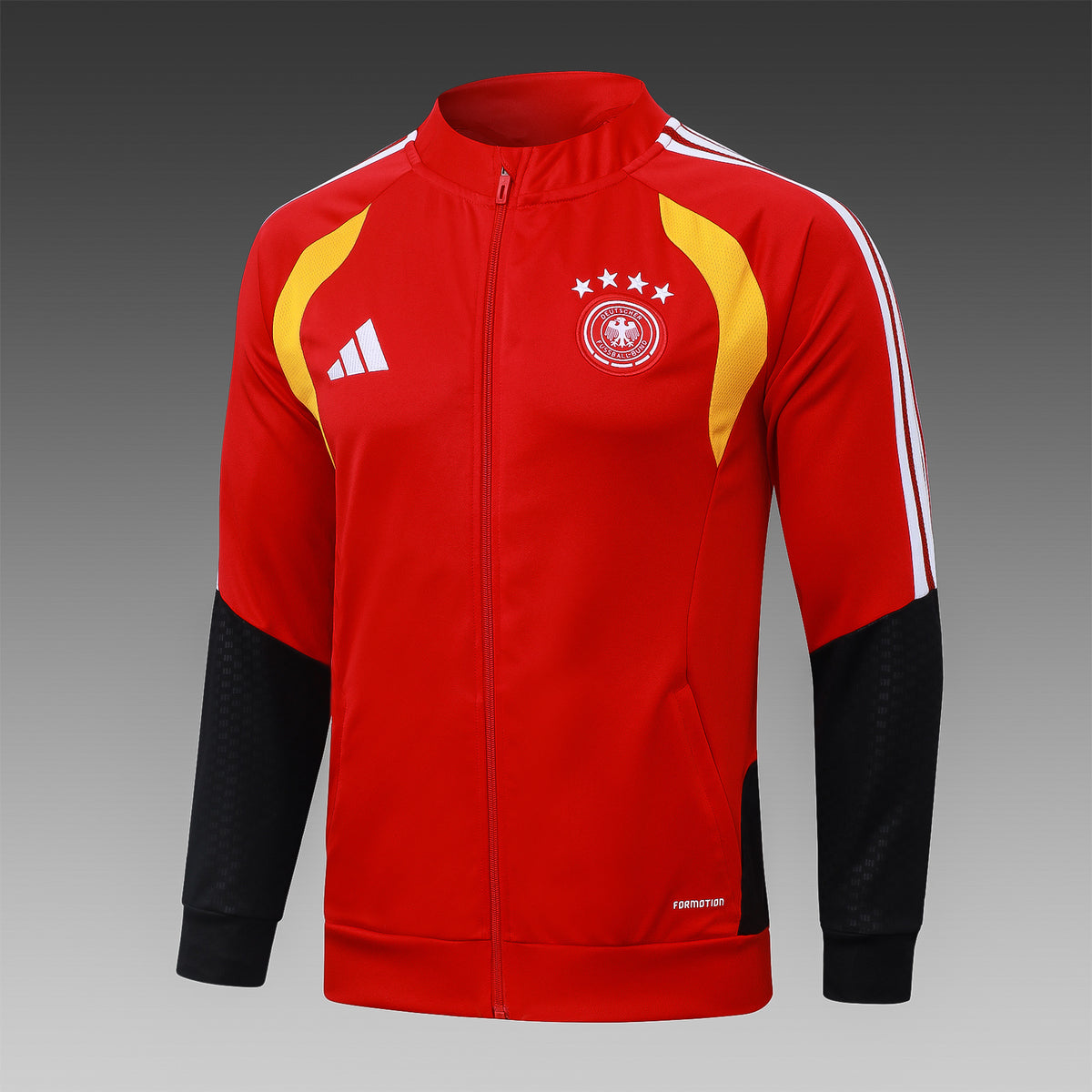 Veste à Capuche Zippée Allemagne Germany Rouge