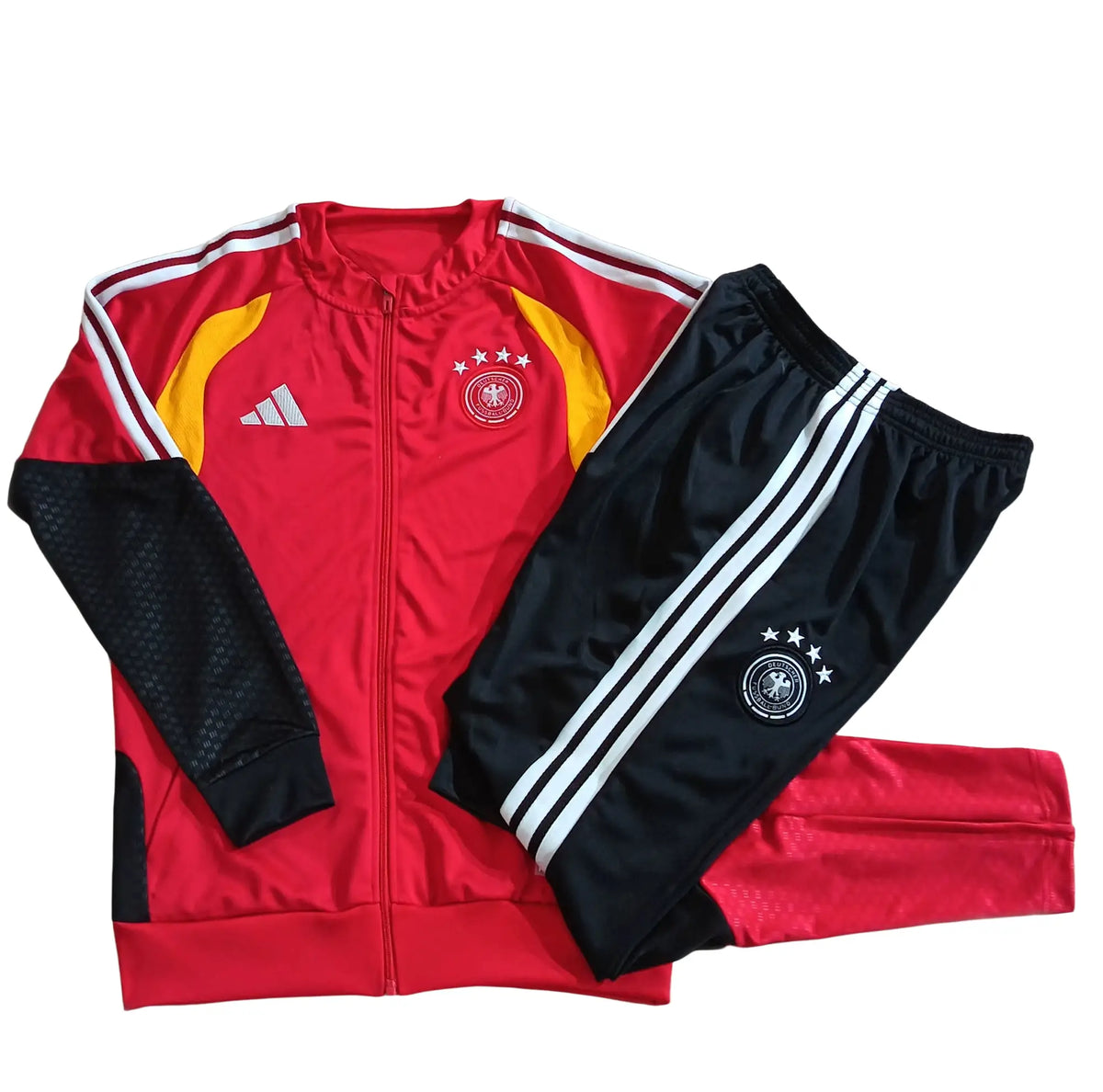 Veste à Capuche Zippée Allemagne Germany Rouge