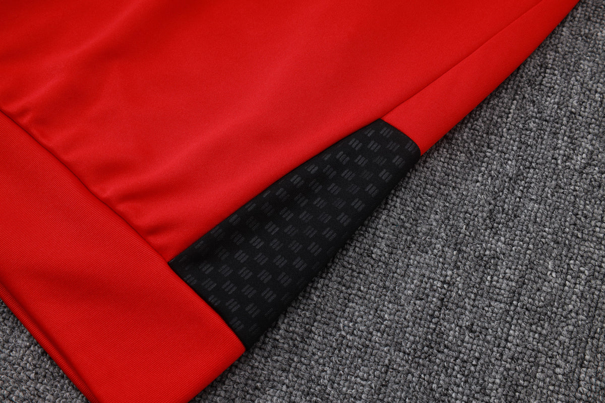 Veste à Capuche Zippée Allemagne Germany Rouge
