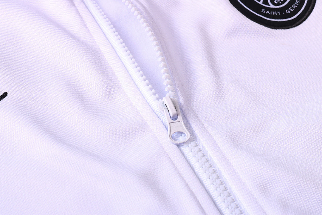 Veste à Capuche Zippée Bicolore