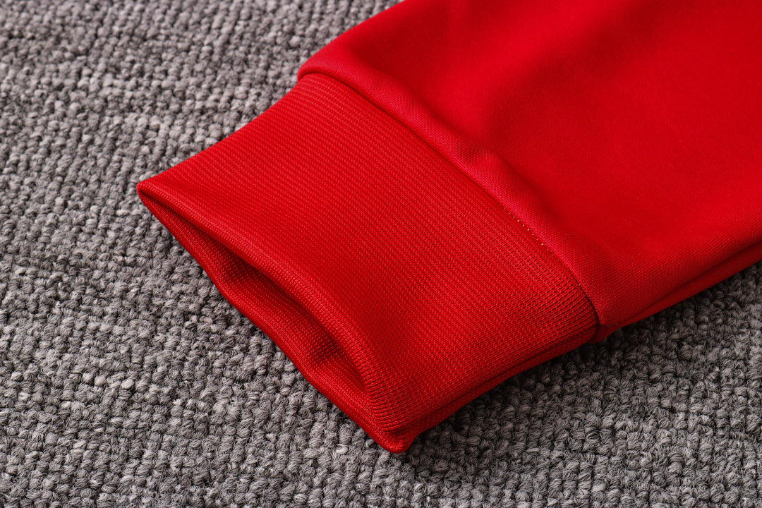 Veste à Capuche Zippée Bicolore