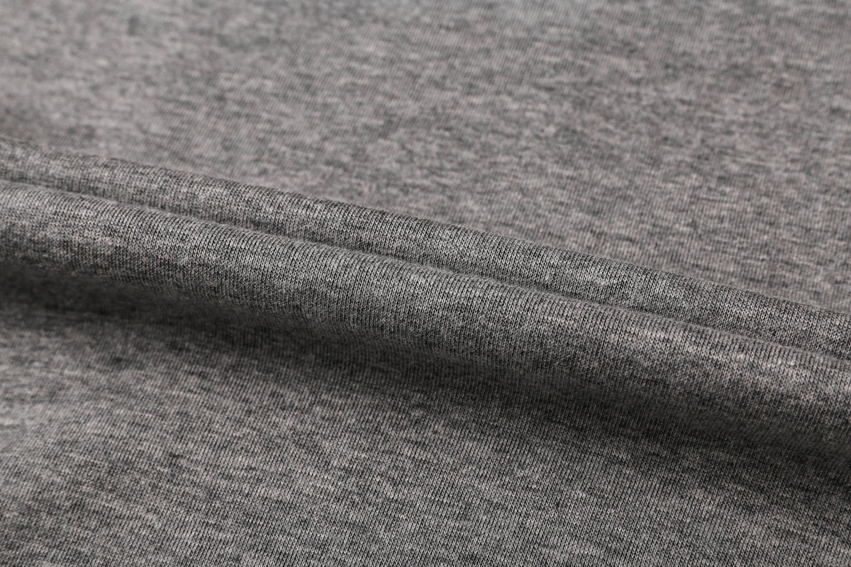 Veste à Capuche Zippée Gris Poches Noires